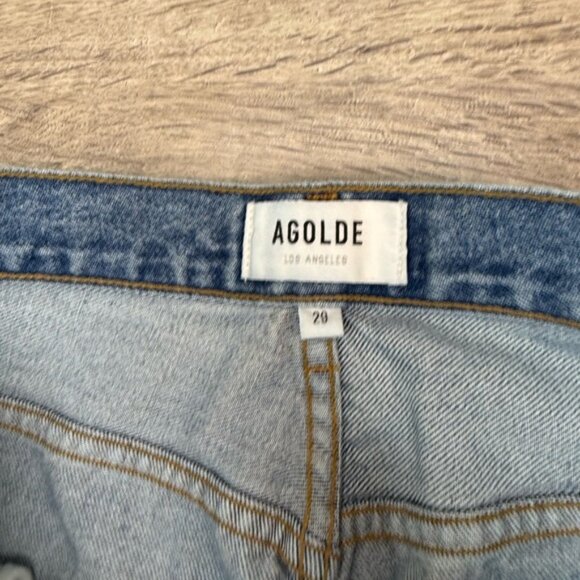 AGOLDE Vintage High Rise Flare in Clamour Light Wash Size 29 - Picture 10 of 11